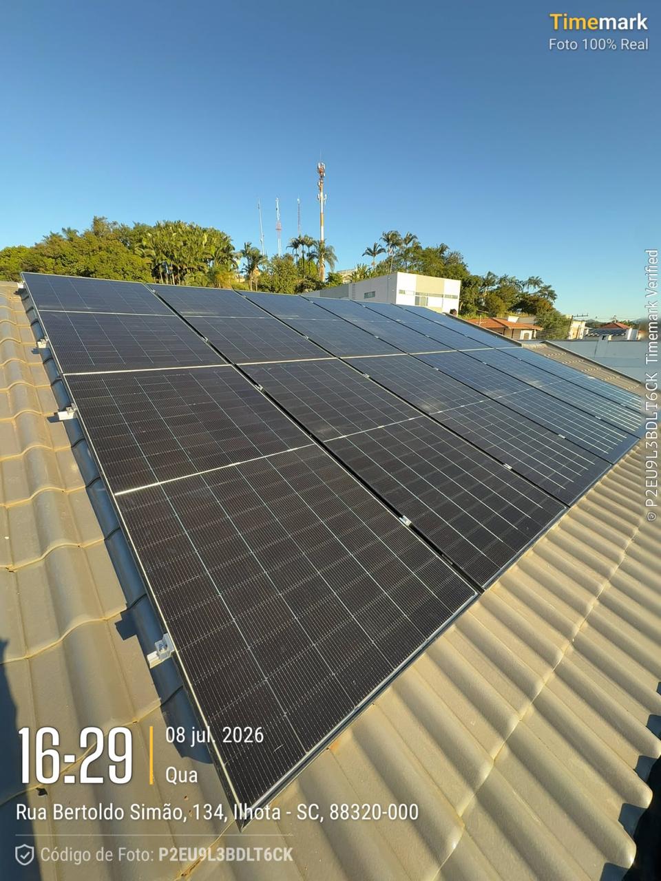 Instalação de energia solar da First Sun — Obra nº 11 • instalação concluída